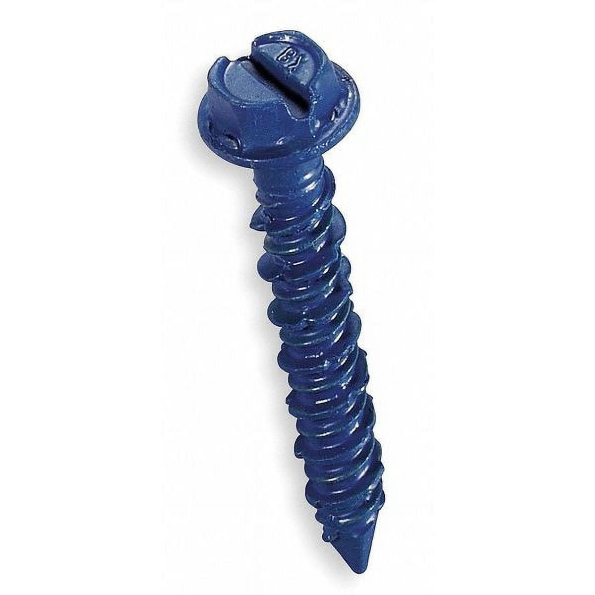 Tapcon Concrete Anchor Screw,Hex,3/16 in,PK100 3147407