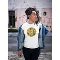 thumbnail image 2 of Cool Vegetarian Italian Pizza T-Shirt Women -Image by Shutterstock, Female x-Large, 2 of 4