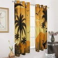 thumbnail image 2 of Blackout Curtains for Bedroom Dinosaur Full Room Darkening Grommet Curtains for Living Room,Thermal Insulated Ombre Drapes, 2 of 7