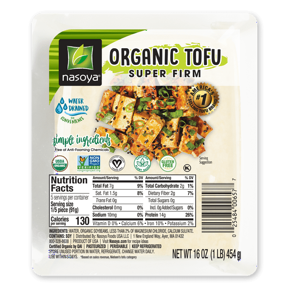 Nasoya Refrigerated Organic Super Firm Tofu, 16 oz