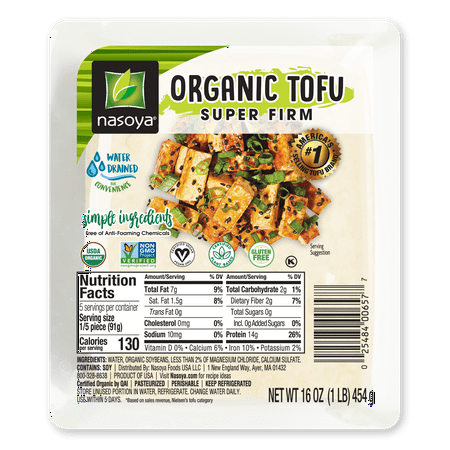 Nasoya Refrigerated Organic Super Firm Tofu, 16 oz