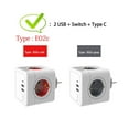 thumbnail image 4 of Power Strip USB Electric Network Filter Switch+Type C Socket Tee Smart Outlet Extension Adapter, 4 of 7