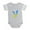 Heather Gray, variant on CafePress - Cool Ukraine Flag Ukrainian - Cute Infant Baby Football Bodysuit