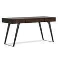 thumbnail image 1 of Pemberly Row 54" Solid Wood Modern Computer Desk in Hickory Brown, 1 of 9