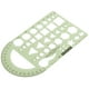 thumbnail image 5 of Plantilla Geométrica Staedtler Verde con Transportador y Escala de Pulgadas, 5 of 5