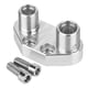 thumbnail image 2 of Adaptador de compresor de CA, reemplazo automotriz, acabado pulido, equipo de herramientas de aire acondicionado de aleación de aluminio para DYNWAVEMX Adaptador de compresor de CA, 2 of 8
