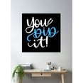 thumbnail image 2 of You Did It Poster Wall Art, Modern Wall Decor, 16x16 UNFRAMED, 2 of 3