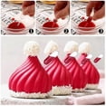 thumbnail image 3 of 100 Piece Paper Cupcake and Jam Dropper Decoration Set, Plastic Eye Dropper, Dessert Pipette (Heart-, 3 of 5