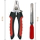 thumbnail image 4 of Tijeras de garras profesionales y lima de uñas gratis para perros/gatos/roedores de alta calidad Tijeras de garras con cierre de seguridad Cortaúñas con espaciador de seguridad Namotu LN-0297, 4 of 7