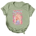 thumbnail image 2 of Women Dolly Country Music Legend Shirts Graphic T Shirts Vintage Crewneck Tee Short Sleeve Casual Loose Fit Retro Shirt Top, 2 of 5