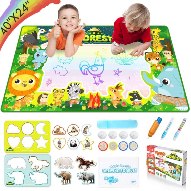 Aqua Magic Mat for Kids, Large Aqua Magic Water Drawing Mat Reusable