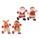 thumbnail image 3 of 4x Conjunto de decoraciones para árboles de Navidad, Adornos colgantes de felpa para Navidad, Decoraciones para interiores y exteriores, Navidad, Papá Zulema Alces colgantes, 3 of 8