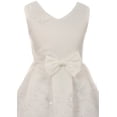 thumbnail image 3 of Little Girl Sleeveless 3D Butterfly Bow Easter Party Flower Girl Dress USA Off White 2 JKS 2112 BNY Corner, 3 of 4