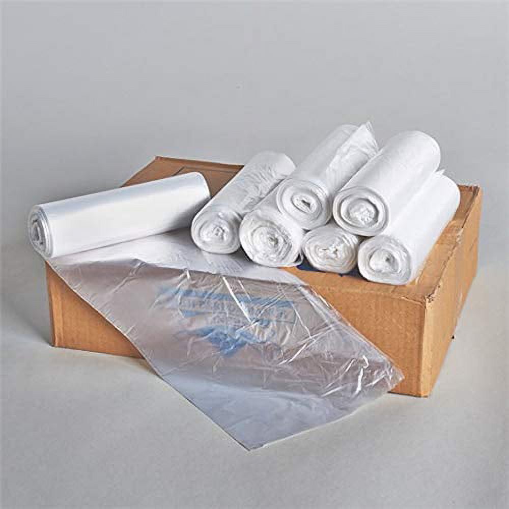 Lavex 7-10 Gallon 6 Micron 24 x 24 High Density Janitorial Can Liner /  Trash Bag - 1000/Case