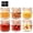 Square-25oz6pack, variant on 32 oz Wide Mouth Mason Jars with Airtight Hinged , Large Glass Jar with Lid for Pickling, Fermentation, Canning,  Storage - Set of 4 Glass Storage Containers