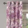 thumbnail image 3 of Ambesonne Grommet Curtain, , 50"x72", Purple and Champagne, 3 of 5