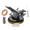 thumbnail image 3 of SSZMDLB Car Air Freshener, Car Aromatherapy and Solar Perfume Diffuser, Alloy Fighter Shape Air Freshener with Rotating Turbine, Lasting Fragrance for Vehicle Interior, 3 of 5