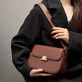 thumbnail image 3 of Bolso de mujer de piel con diseño de nicho de alta gama para las axilas, bolso de tofu de moda para primavera y verano, bolso bandolera de un solo hombro, 3 of 6