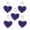 2#, variant on kayannuo 5PCS Reflective Pendant Outdoor Safety Reflective Pendant Heart Shaped Safety Reflective Suitable For Backpack Riding Walking Running