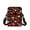 Autumn Leaf Pumpkin Print, variant on Dragonfly Floral Pattern Crossbody Bags Polyester Crossbody Purse for Women, Lightweight 2 Zippers Satchel Sling Bags
