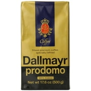 Dallmayr Gourmet Coffee, Prodomo (Ground), 17.6-Ounce Vacuum Packs - Pack of 3