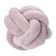 thumbnail image 4 of Hand-knot Design Pillow Soft Velvet Throw Pillow Knot Design Hand-knotted Ball Shape Braided Knot Home Decor Cushion Color Photography Cushion Velvet, 4 of 6