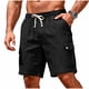 thumbnail image 2 of Ceisia Men's Relaxed Fit Linen-Look Cargo Shorts with Multi-Pocket & Elastic Drawstring Waist Gifts, 2 of 9