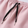 thumbnail image 5 of Timoontee Men's Workout Shorts Lightweight Summer Breathable Shorts Solid Elastic Waist Drawstring Shorts Loose Casual Althletic Shorts Pink XL, 5 of 9