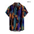 thumbnail image 3 of Sonducket Camisas sueltas de verano para hombre, transpirables, de manga corta, estilo casual suave, con estampado de flores en la playa, con Camisetas Tipo 5, 3 of 6