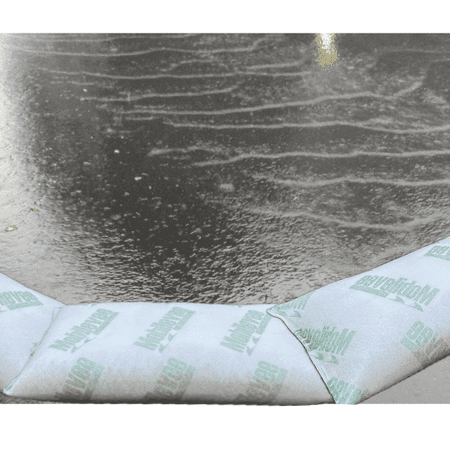 AquaShield Powered by Mobilevee - 12x24 Water-Activated Flood Barrier and Diverter for Homes and Garages - 6 Pack for Flood Protection, Spill Response, and Emergency Leak Containment