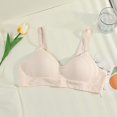 thumbnail image 2 of Teenage Girls Sports Bra with Adjustable and Removable Shoulder Strap Training Bra Pack Beige, 2 of 4