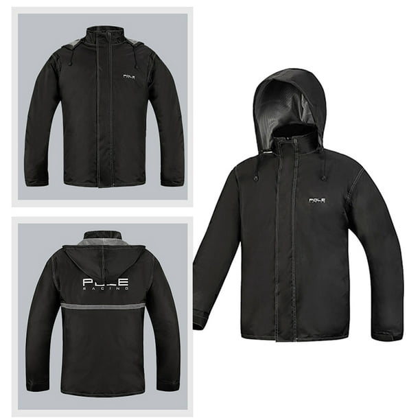 POLE-RACING Rain Suit Waterproof Cycling Rain Cover Jacket & Trousers  Unisex Hiking Raincoat Pants Rainwear for Motorcycle Fishing 