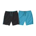 thumbnail image 1 of Atlas For Men - Pantalones Cortos para Hombre - Pack de 2 (Negro, Azul, Turquesa), 1 of 5