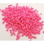 NCS Pink Edible Jimmies Sprinkles - 8 ounces/Great for Cupcakes, Cookies, Cakes, Cakes Pops