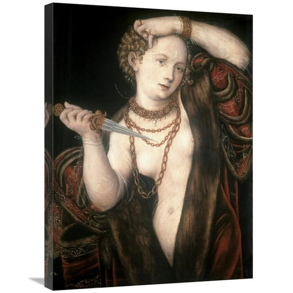 Global Gallery  Lucretia Art Print - Lucas Cranach - 30in.