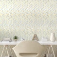 thumbnail image 3 of Ambesonne Retro Peel & Stick Wallpaper for Home, Polka Dots Rounds Retro, 13"x72", Mint Green Marigold, 3 of 6