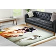 thumbnail image 2 of Modern Rug, Contemporary Rug, Woman Sitting On Toilet Rugs, Gift Rugs, Fashion Girl Rugs, Luxury Rug, Step Rug, Personalized Rug, Toilet Rug, 2.6'x5' - 80x150 cm, 2 of 7