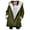 Army Green winter coat, variant on Pea Coat for Women Winter Usmixi Padded Fleece Overcoat for Women Warm Thickened Soft Plush Lined Hooded Coat Casual Solid Horn Button Outwear Jacket with Pocket Jacket Holiday