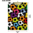 thumbnail image 2 of FMSHPON Color Football Clipboard Hardboard Wood Nursing Clip Board and Pull for Standard A4 Letter 13x9 inches, 2 of 7