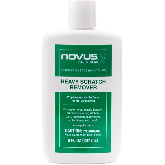 NOVUS 7082 | Heavy Scratch Remover #3 | 8 Ounce Bottle