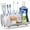Silver, variant on Bathroom Organizers and Storage - Detachable 7 Slots for Bathroom Accessories Organization Counter Vanity Storage