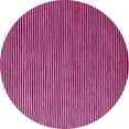 thumbnail image 1 of Ahgly Company Indoor Round Abstract Pink Modern Area Rugs, 4' Round, 1 of 4