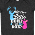 thumbnail image 4 of Inktastic Gender Reveal Will It Be a Little Buck or Doe? Girls Baby Bodysuit, 4 of 5