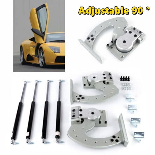 Vertical Door Hinges Bolt Kit Butterfly 90 Car Doors Universal Lambo Scissor