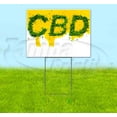 thumbnail image 1 of CBD (18" x 24") Yard Sign, Includes Metal Step Stake, 1 of 6