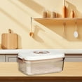 thumbnail image 6 of Vacuum Sealed Food Storage Container with Pump, Clear PET Plastic Refrigerator Box for Freshness Preservation and Drainage, 6 of 6