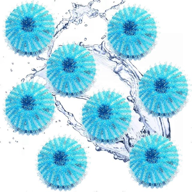 Lint Resistant Laundry Balls for Washing Machine, for Pet Hair Removal, 8 Pack, Lint Remover, Reusable Laundry Balls, Pet Hair Catcher for Washing Mac