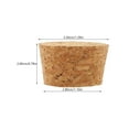 thumbnail image 6 of Glass Bottle Cork Party Beverage Stopper Wood Crafts Kids Wine Stoppers Mini Corks Miss, 6 of 6