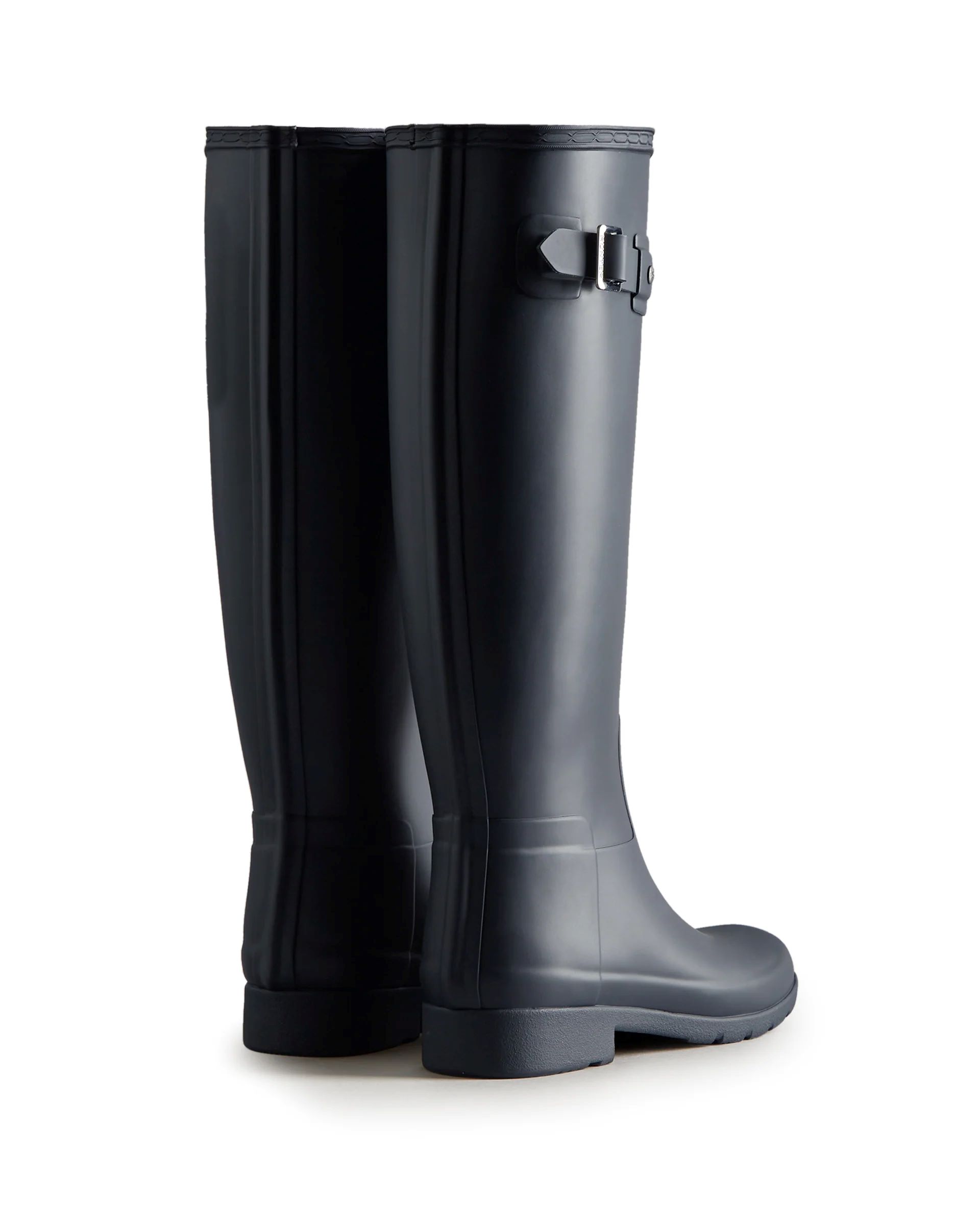 Hunter Women's Original Tall Waterproof Rain Boots, Navy, Size 10