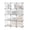 Translucent, variant on 12-Shelf White Stackable Closet Organizer for Bedroom and Home Office
